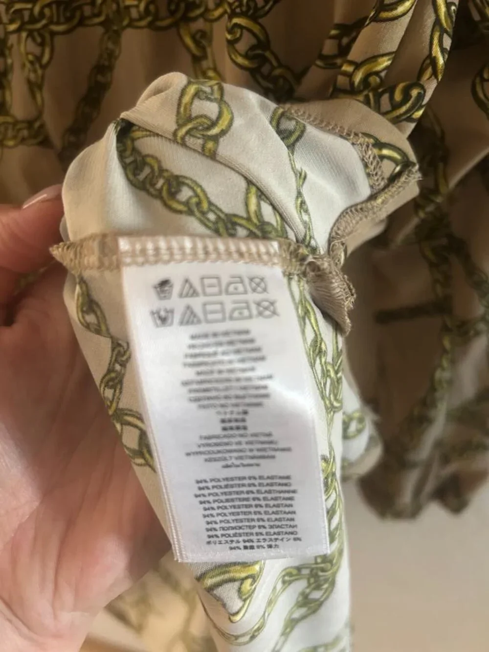 Michael Kors Logo Blouse Small